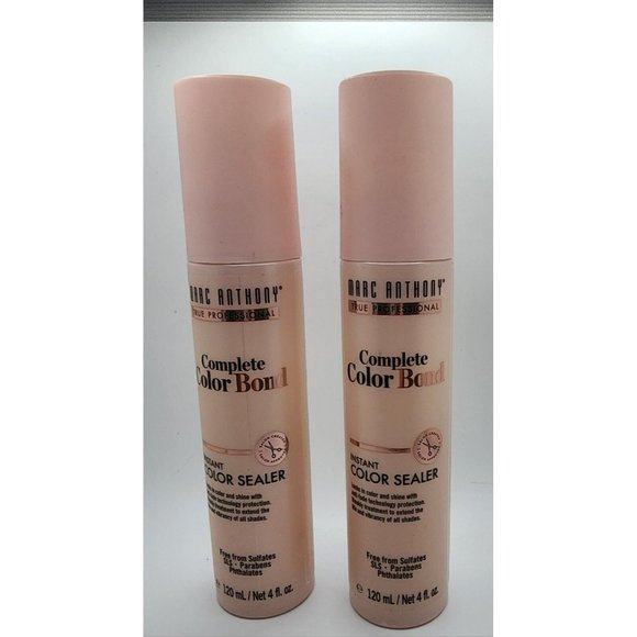 2 NEW MARC ANTHONY COMPLETE COLOR BOND INSTANT COLOR SEALER 4 FL OZ EACH - Picture 1 of 3